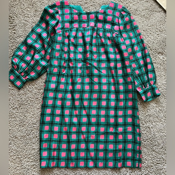 Manoush Arty Tartan SILK shift dress - Picture 12 of 15